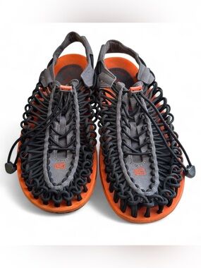 Keen Uneek Flat Gargoyle/burnt Orange - US 9.5 Men’s
